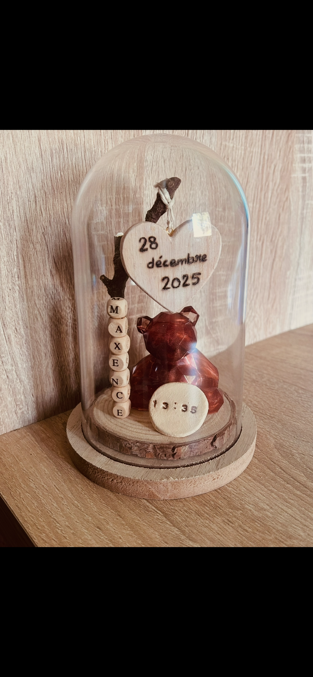 Cadeau de naissance personnalisable