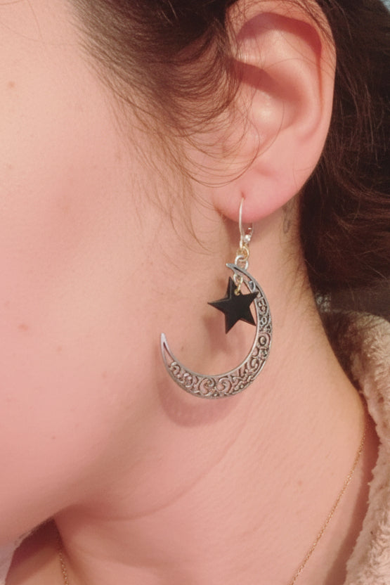 Boucles d’oreilles lunes