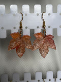 Boucles d’oreilles feuilles d’érable