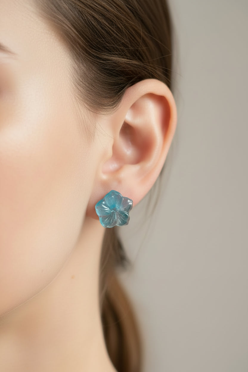 Boucles d’oreilles florales